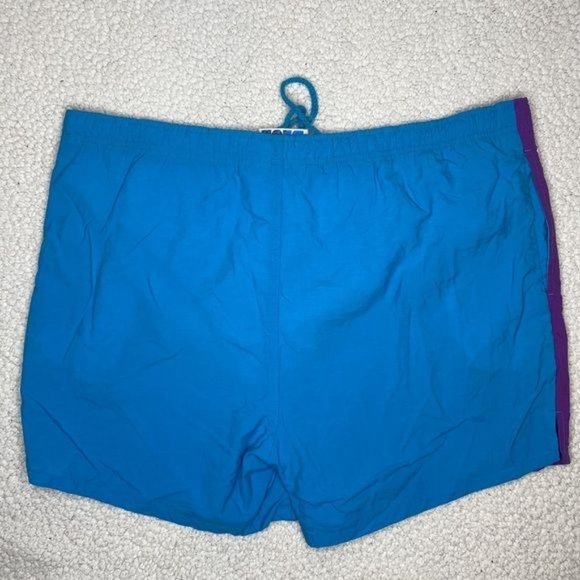 Vintage Ocean Blue Swim Trunks: Size Medium - Picture 2 of 8
